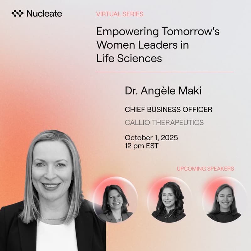 Cover Image for Women Leading Life Sciences Virtual Series with Angèle Maki