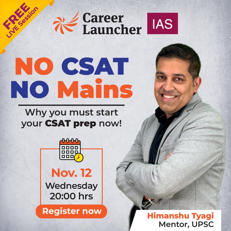 Cover Image for NO CSAT, NO Mains!