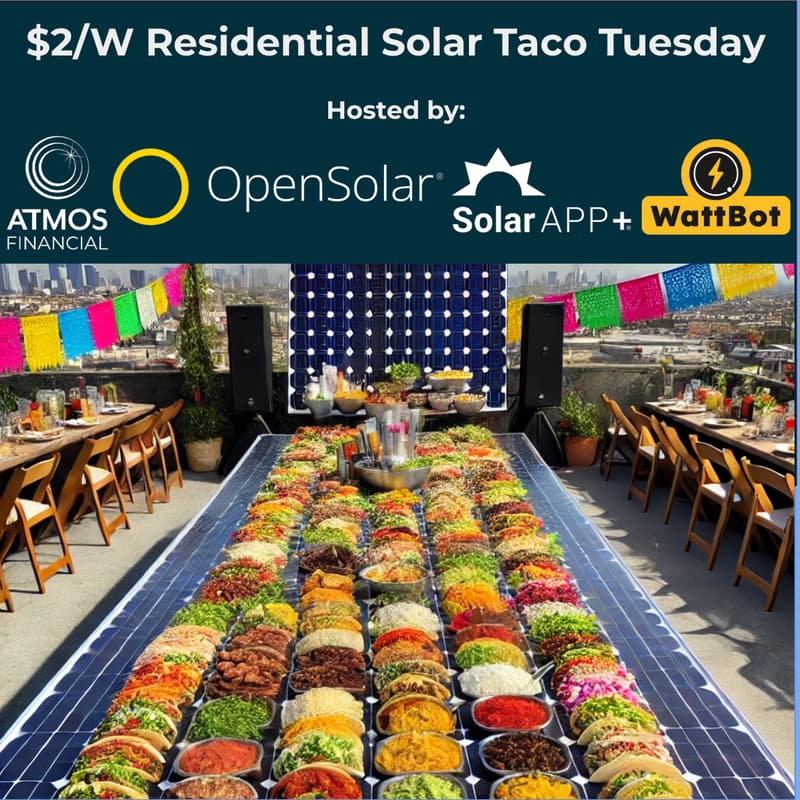 Cover Image for $2/W Solar Taco Party