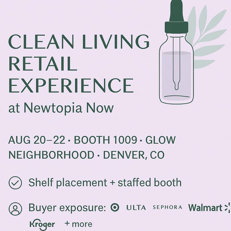 Cover Image for Retail + Buyer Experience: Clean Living Opportunity & Brand Exposure at Newtopia Now