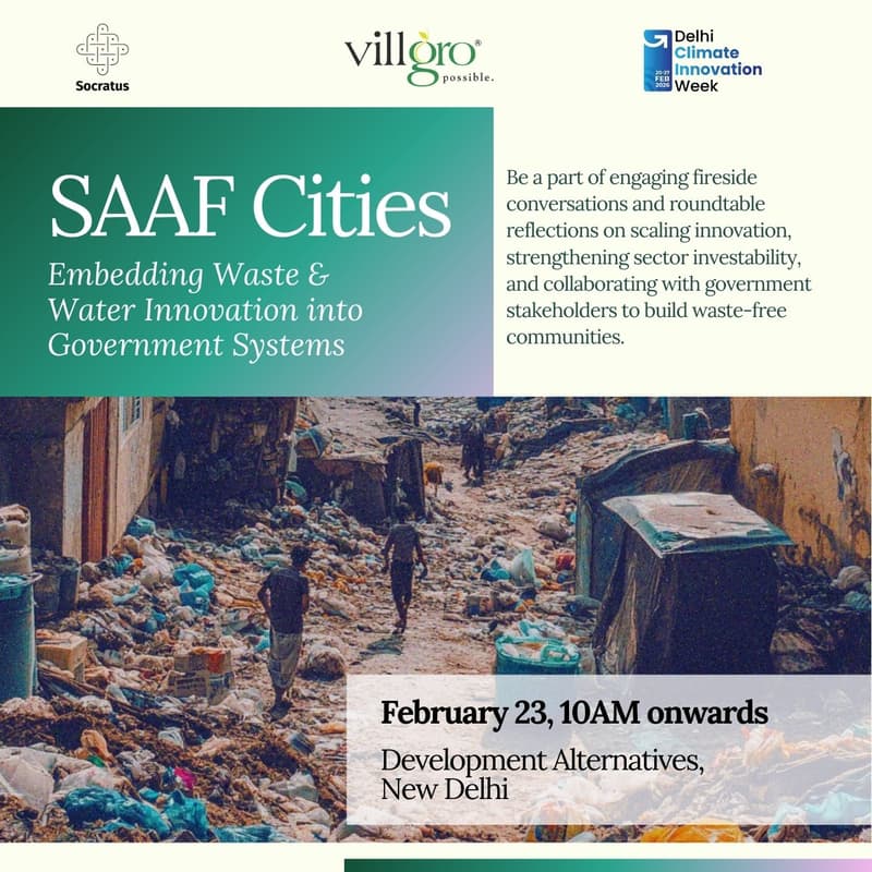 Cover Image for SAAF Cities : Embedding Waste & Water Innovation into Government Systems