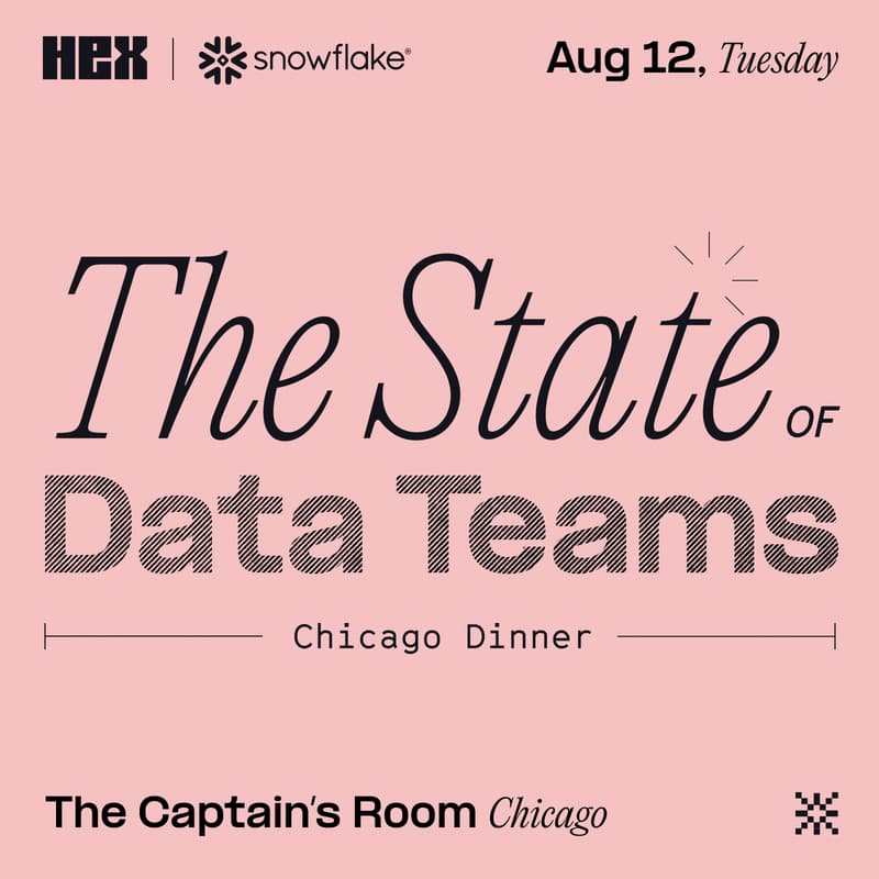 Cover Image for The State of Data Teams: Chicago Dinner