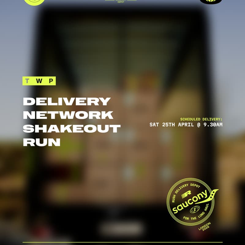 Cover Image for Saucony RUSH: The Delivery Network with TWP