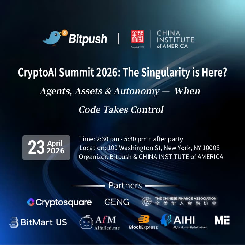 Cover Image for CryptoAI Summit 2026: The Singularity is Here?