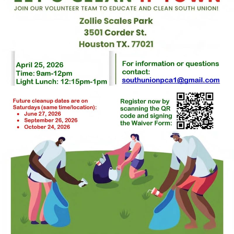 Cover Image for South Union Proud Civic Assoc. Clean -Up