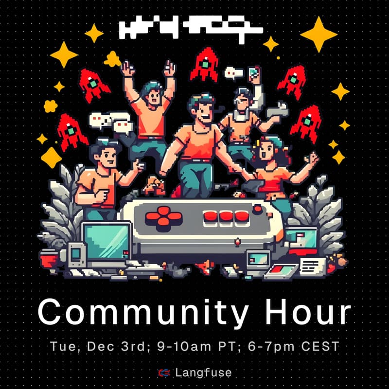 Cover Image for [Virtual] Langfuse Community Hour