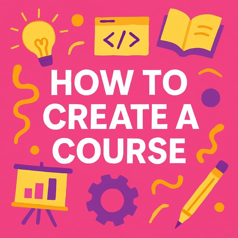 Cover Image for How to Create a Course