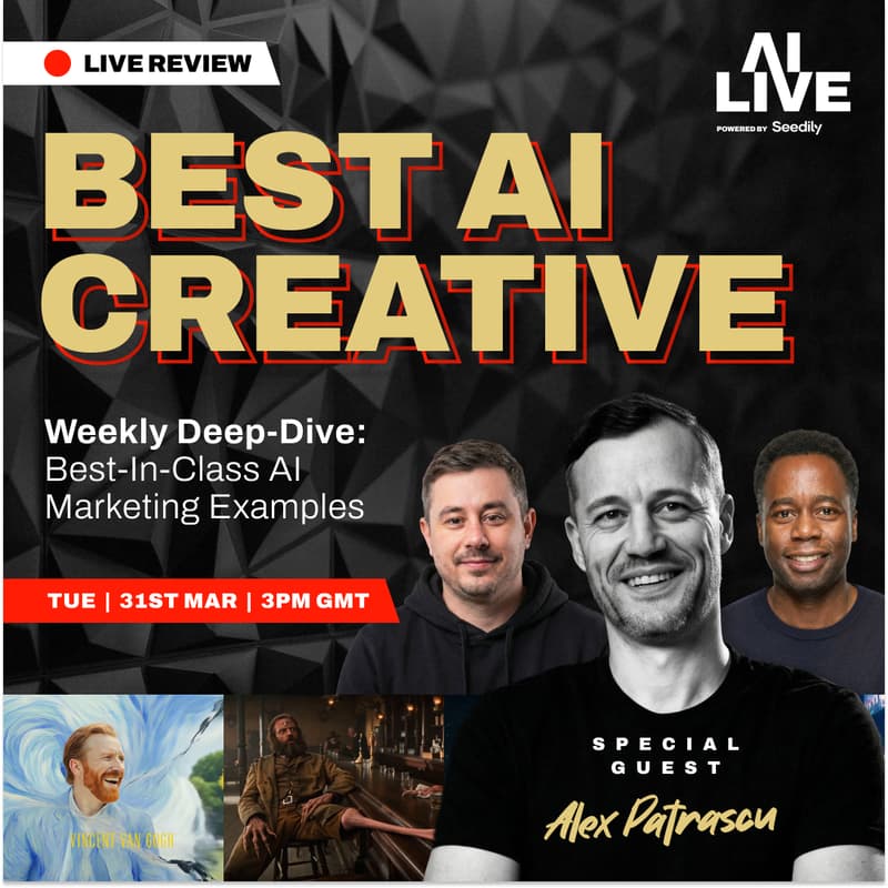 Cover Image for AI LIVE - Your Weekly Briefing on the Best in AI Creative