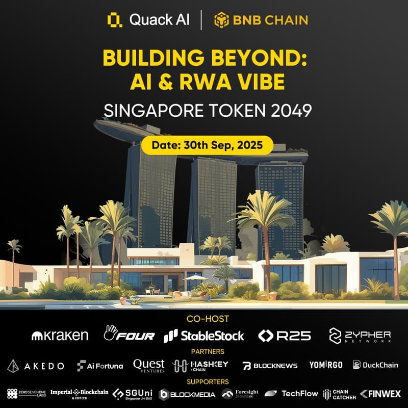 Cover Image for Building Beyond: AI & RWA Vibe @Singapore Token2049