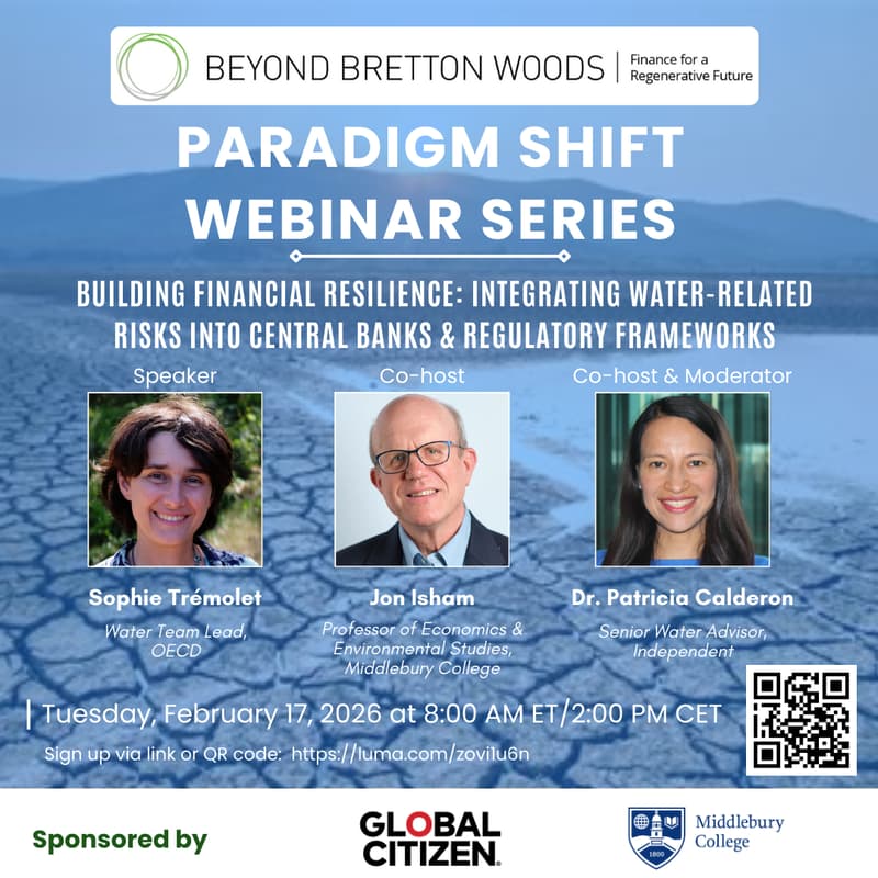 Cover Image for Building Financial Resilience: Integrating Water-related Risks into Central Banks & Regulatory Frameworks