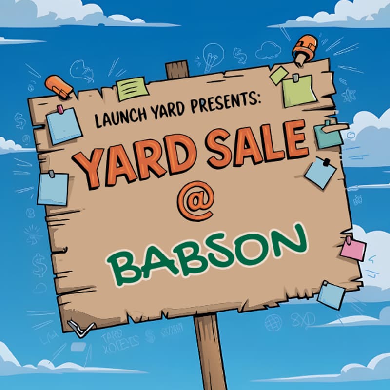 Cover Image for LIVESTREAM: Yard Sale @ Babson (BOW ALUMNI & FRIENDS)