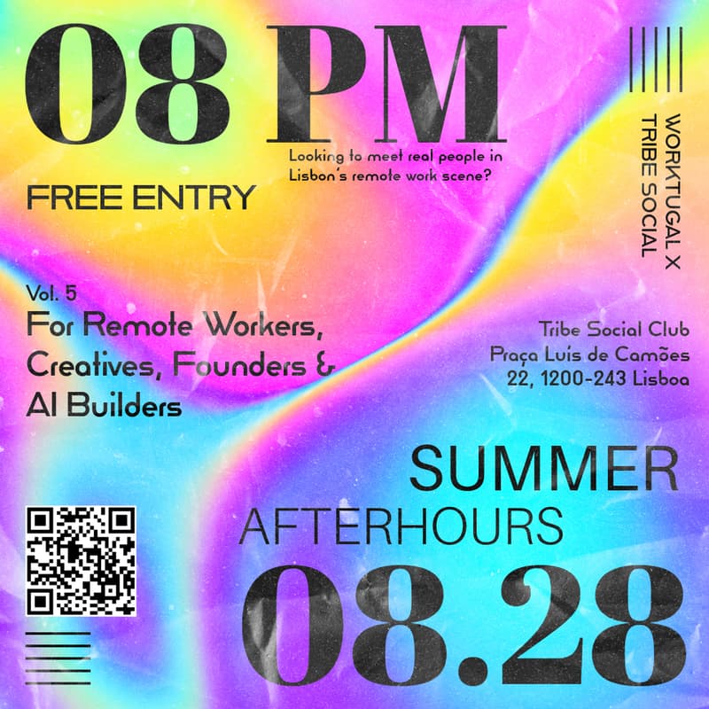 Cover Image for 🎉 Summer Afterhours @Tribe.Social (Vol. 5): For Remote Workers, Creatives, Founders & AI Builders