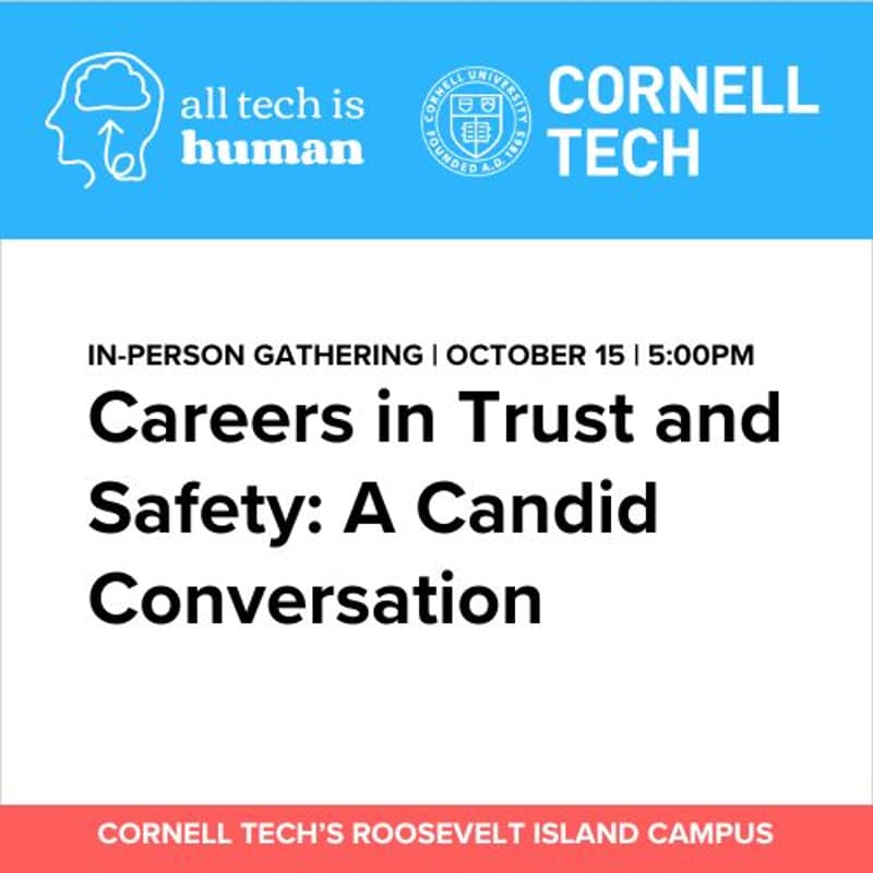 Cover Image for Careers in Trust and Safety: A Candid Conversation