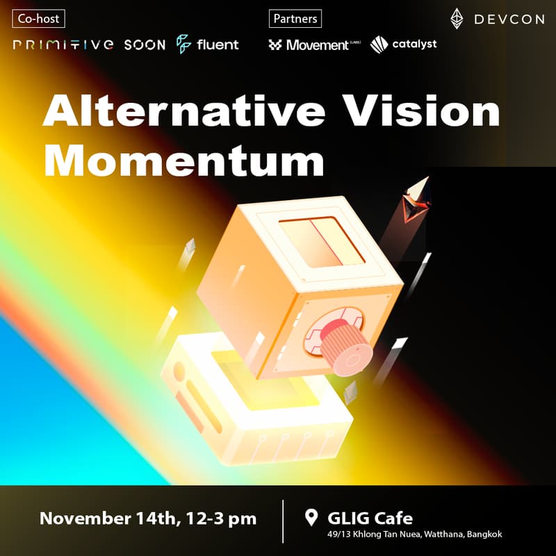 Cover Image for Primitive Brew Session: AltVM - Alternative Vision Momentum | Devcon Bangkok 2024