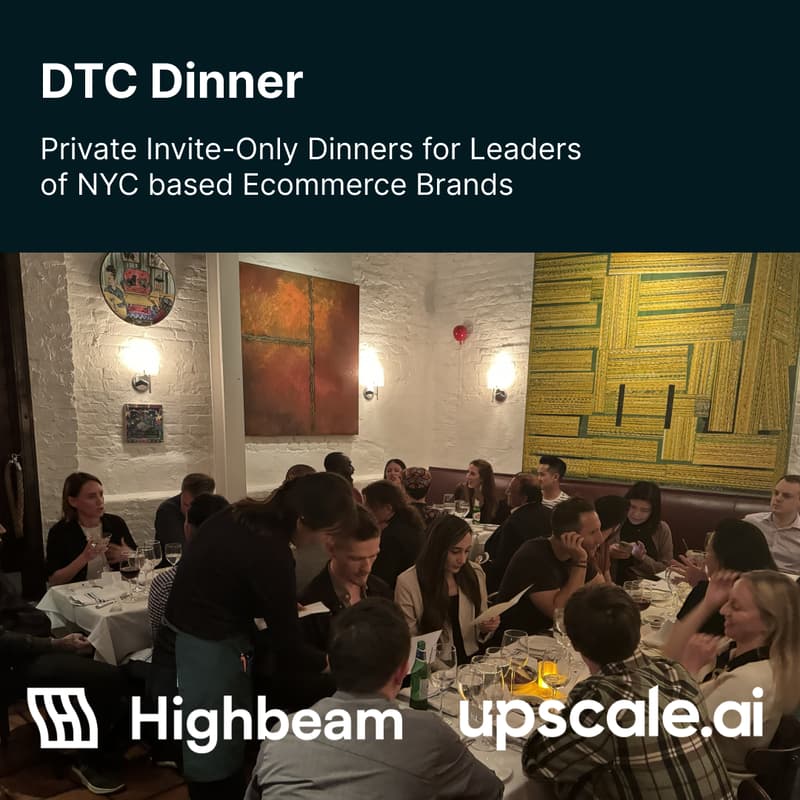 Cover Image for DTC Brand Dinner