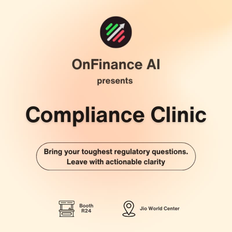 Cover Image for Compliance Clinic by OnFinance AI