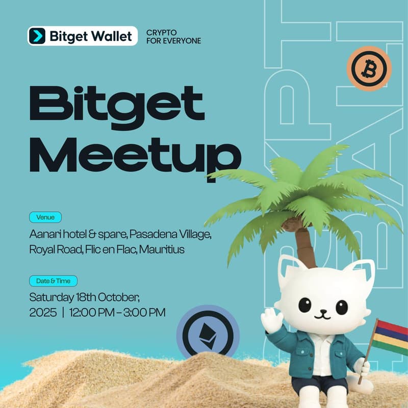 Cover Image for Bitget Wallet Mauritius Meetup.