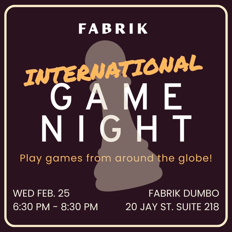 Cover Image for International Game Night