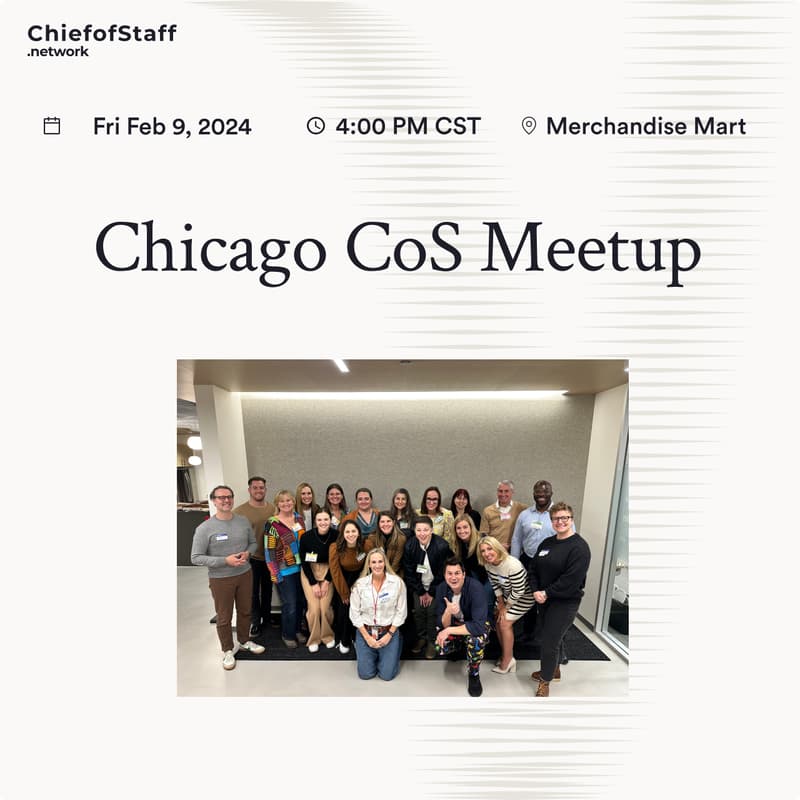 Cover Image for Chicago CoS Meetup (Feb 9)