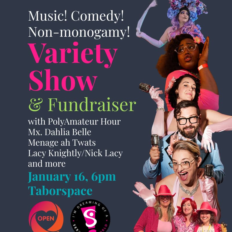 Cover Image for Non-Monogamy Variety Show & Fundraiser