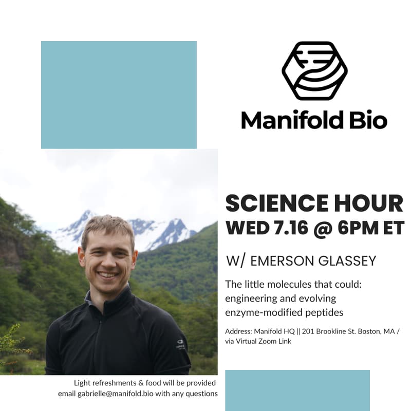 Cover Image for Manifold Bio Science Hour with Emerson Glassey