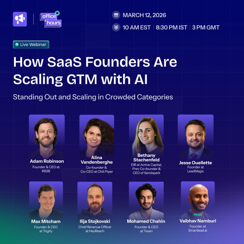 Cover Image for How SaaS Founders Are Scaling GTM with AI: Standing Out and Scaling in Crowded SaaS Categories