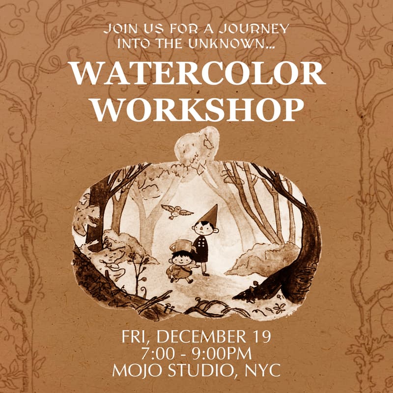 Cover Image for Watercolor Workshop - Over the Garden Wall