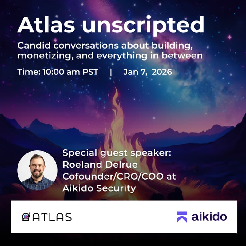 Cover Image for Atlas unscripted with Roeland Delrue of Aikido Security