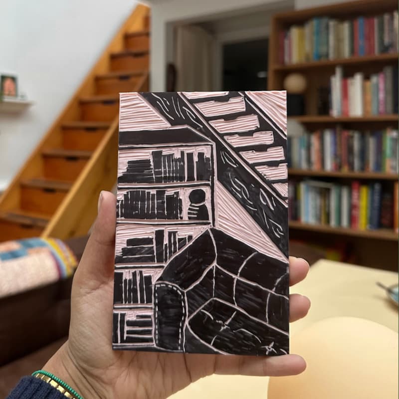 Cover Image for Linocut Printmaking Workshop with Tanya Jain