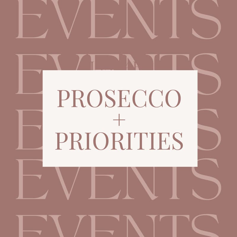 Cover Image for Prosecco and Priorities