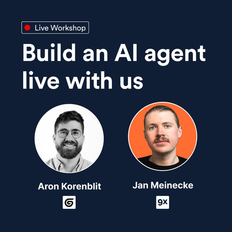 Cover Image for Build an AI agent live with us