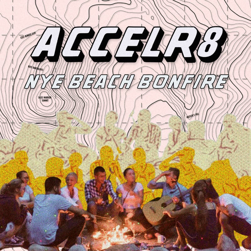 Cover Image for ACCELR8 | NYE BEACH BONFIRE