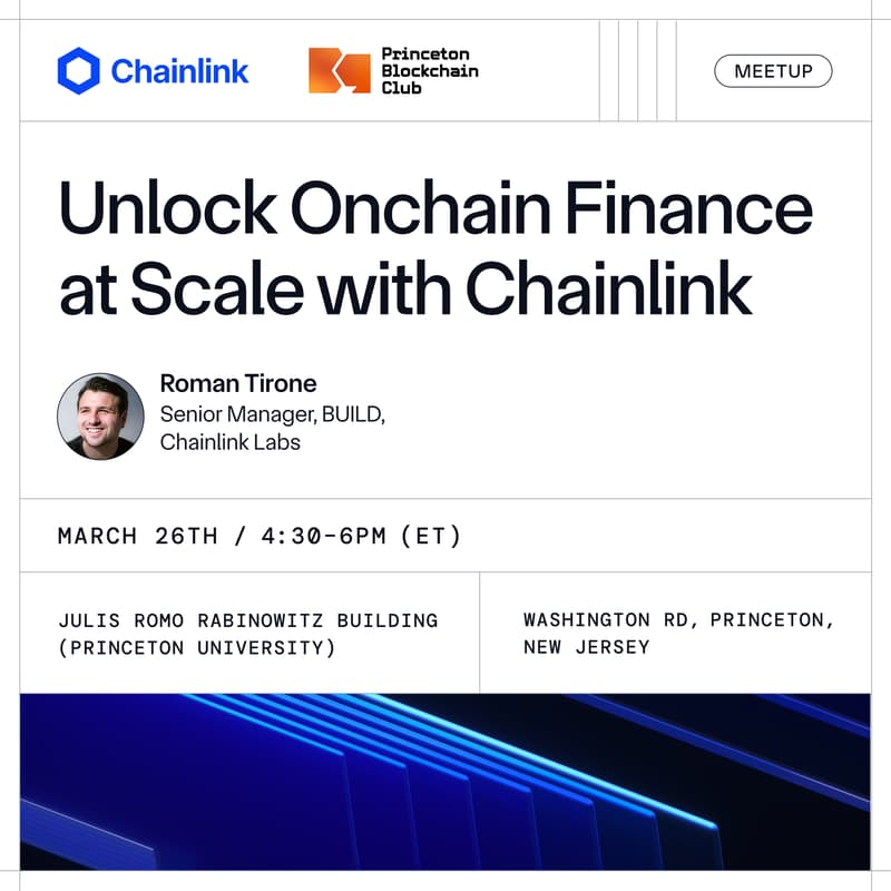 Cover Image for Unlock Onchain Finance at Scale with Chainlink