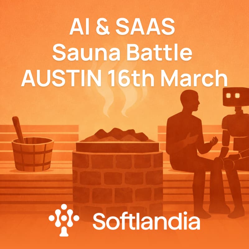Cover Image for 16th March ATX Side event - AI for SaaS goes Authentic Sauna (we are extending the guest capacity - Register to waitlist)