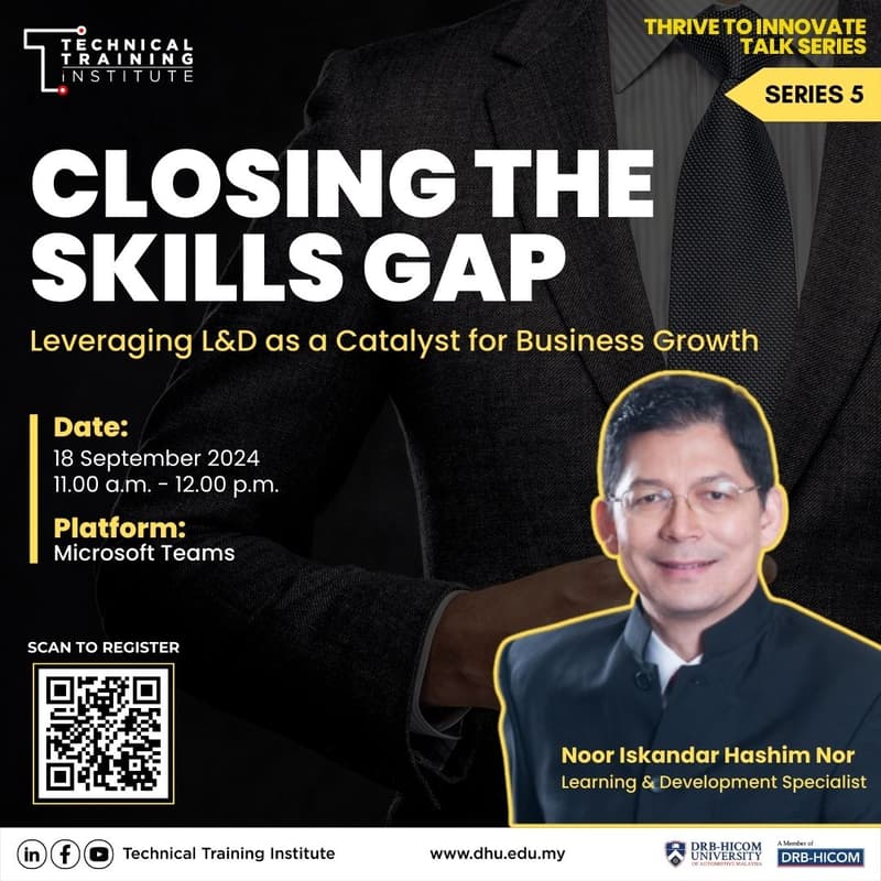 Cover Image for TTI Talk Series - Closing the Skills Gap: Leveraging L&D as a Catalyst for Business Growth