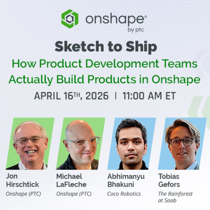 Cover Image for Sketch to Ship: How Product Development Teams Actually Build Products in Onshape
