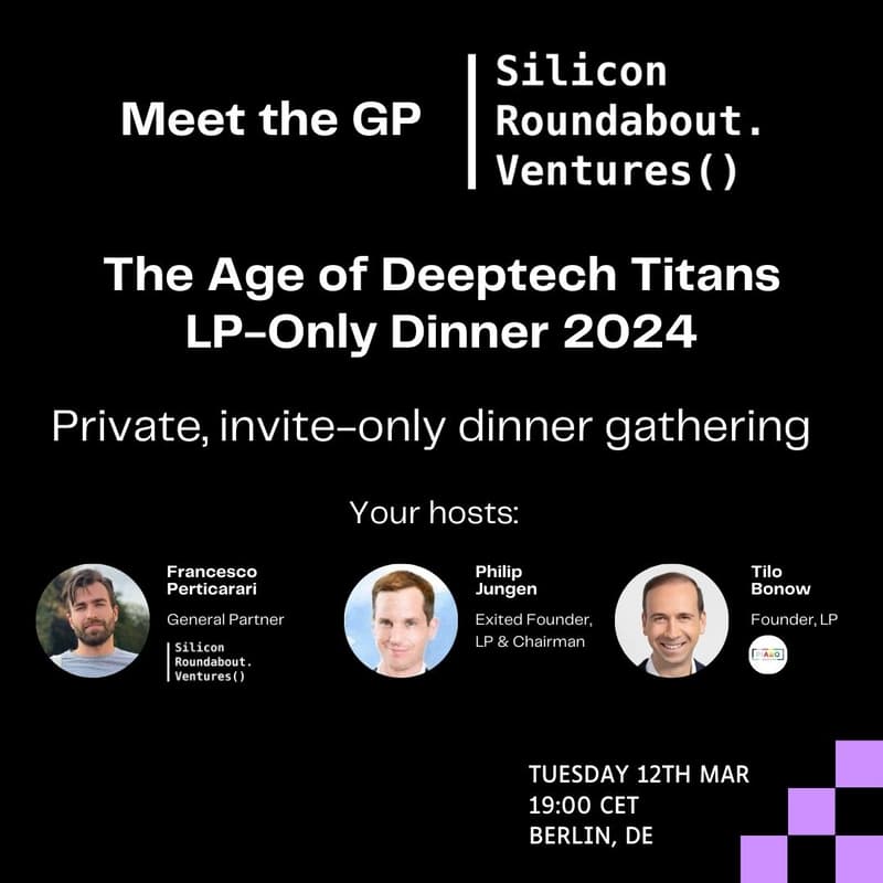 Cover Image for Meet the GP, Private Dinner - Silicon Roundabout Ventures