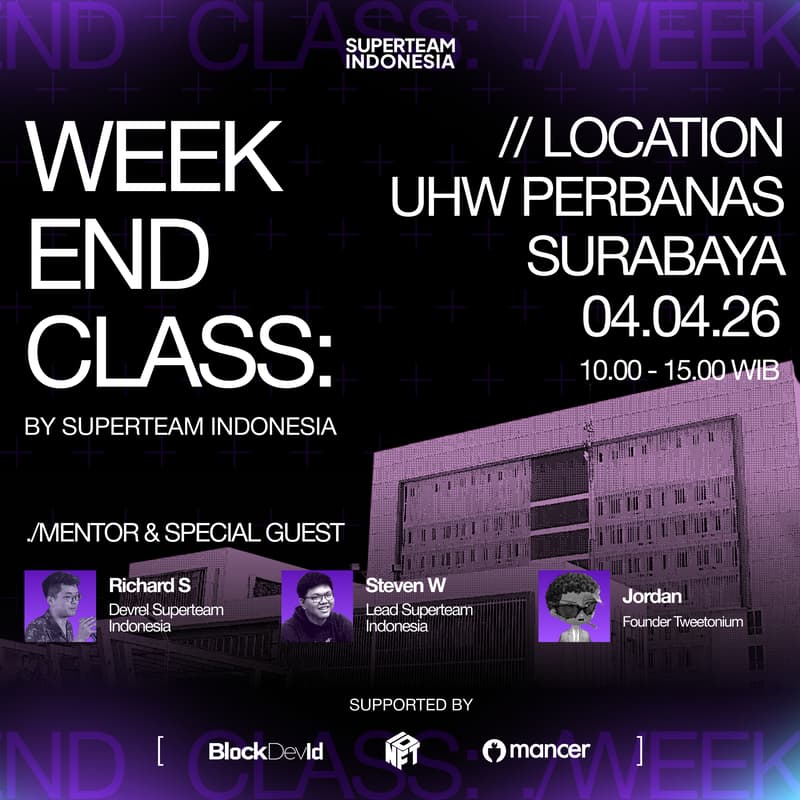 Cover Image for Superteam Campus Weekend Class #6