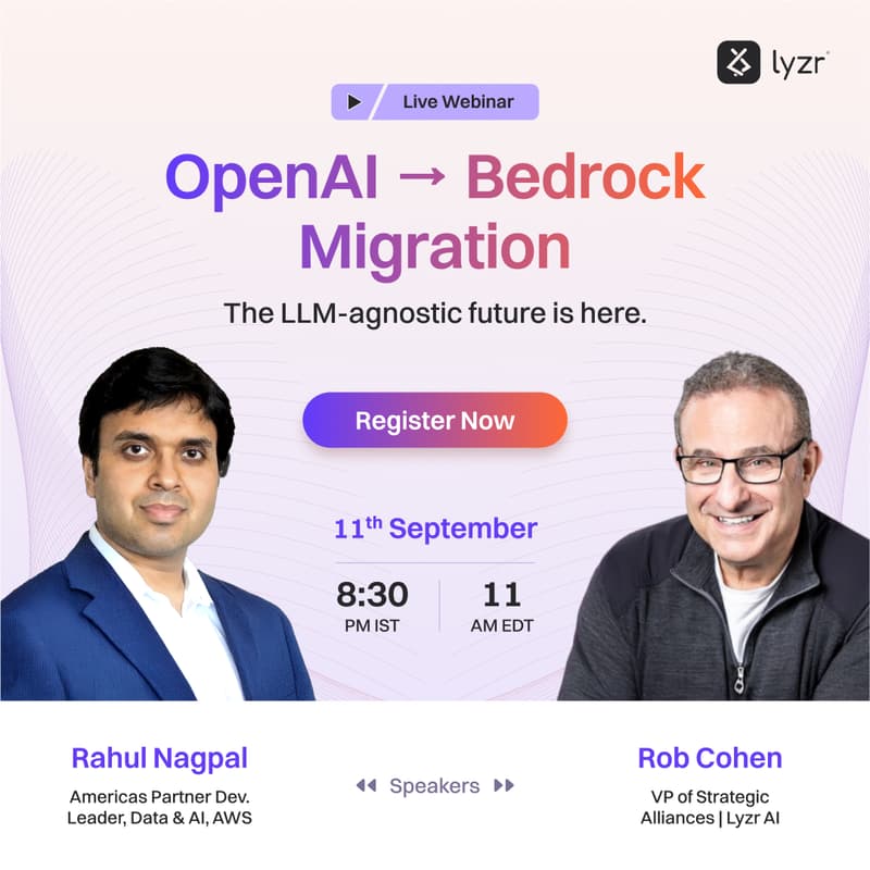 Cover Image for OpenAI → Bedrock Migration Webinar