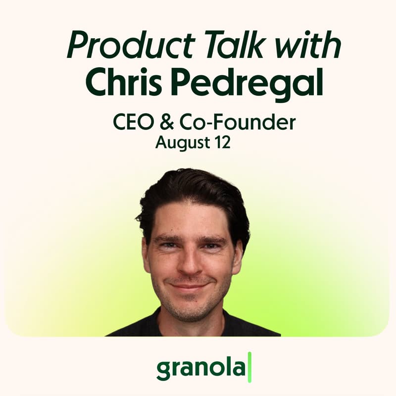 Cover Image for Product Talk with Chris Pedregal