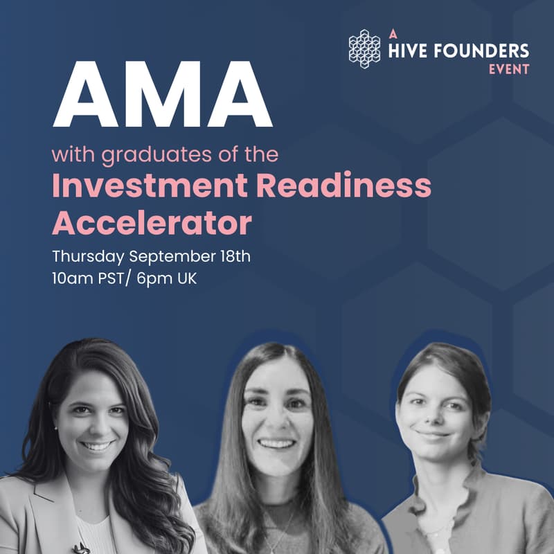 Cover Image for Investment Readiness Accelerator - Cohort XII - Ask Me Anything