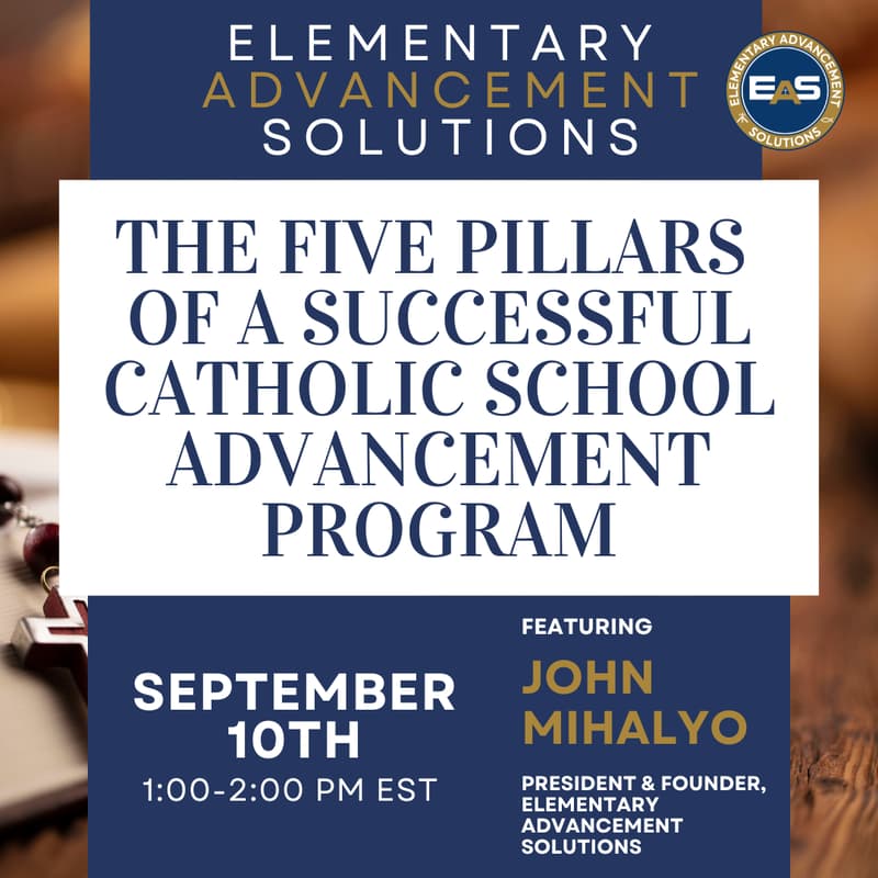Cover Image for The Five Pillars of a Successful Catholic Advancement Program