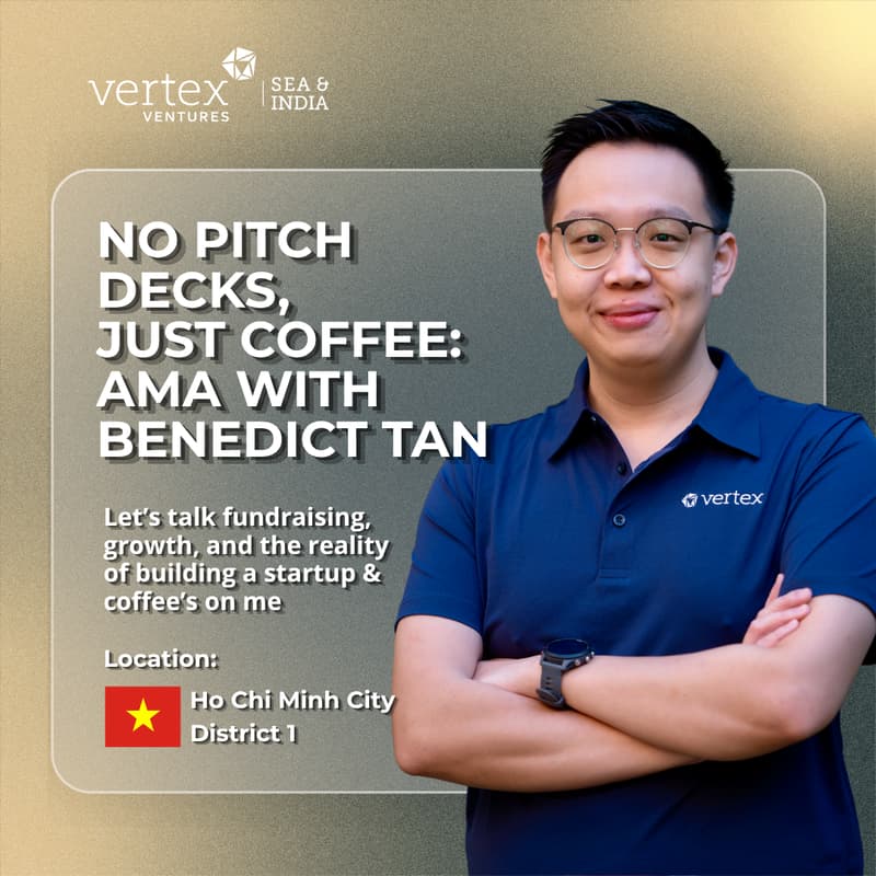 Cover Image for No Pitch Decks, Just Coffee: AMA with Benedict Tan