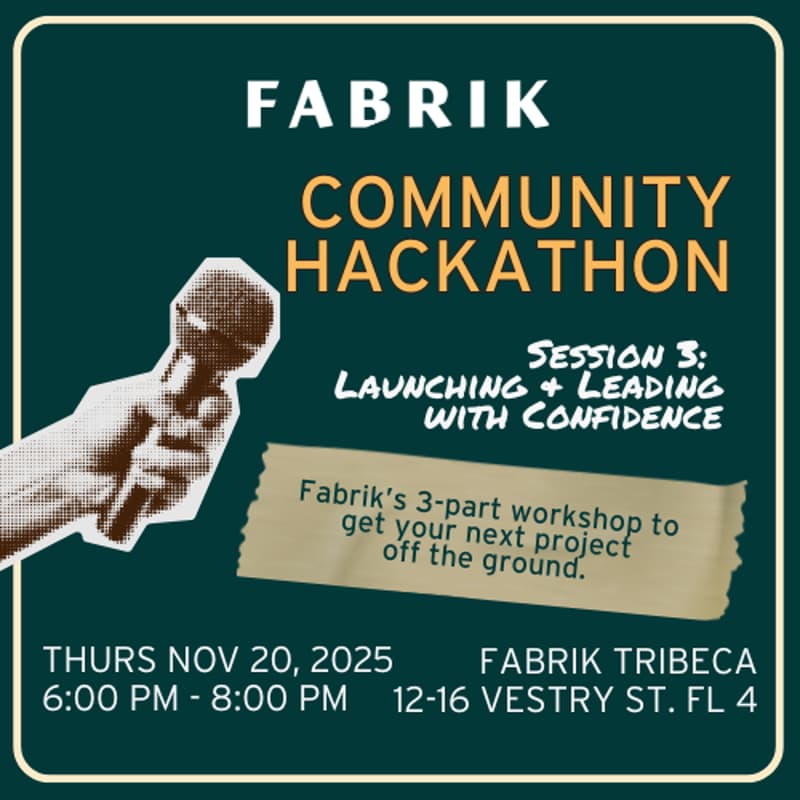 Cover Image for Community Hackathon: Launching & Leading with Confidence