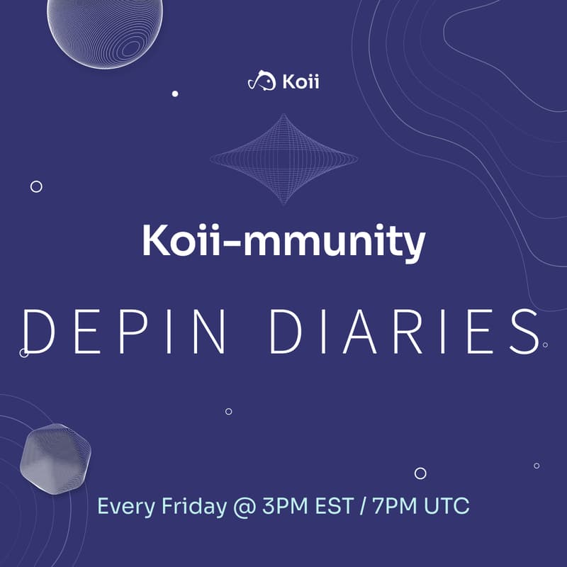 Cover Image for Koii-mmunity DePIN Diaries #36