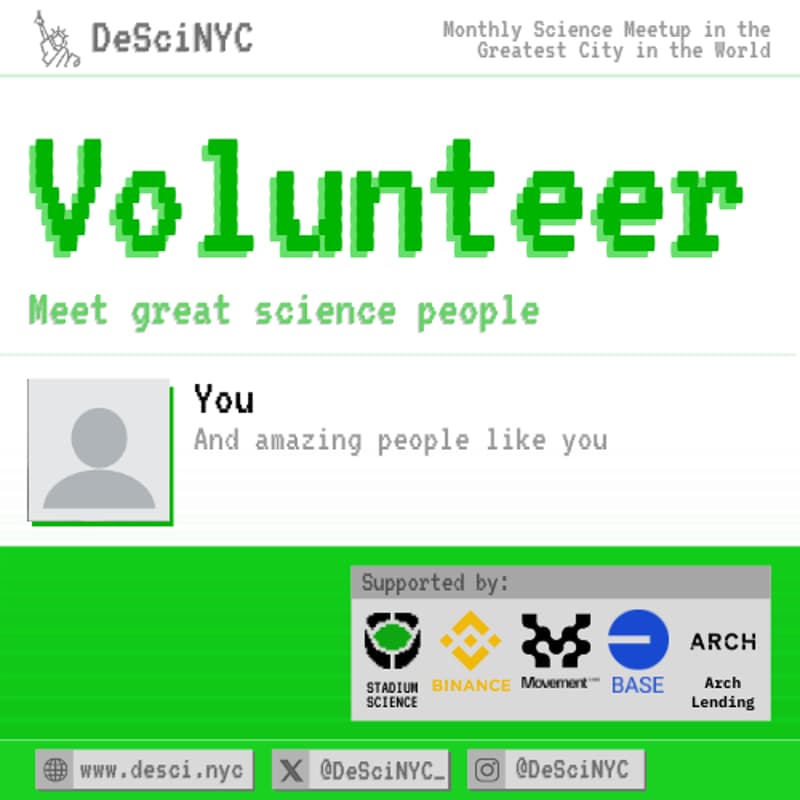 Cover Image for DeSciNYC: Volunteer Meetup