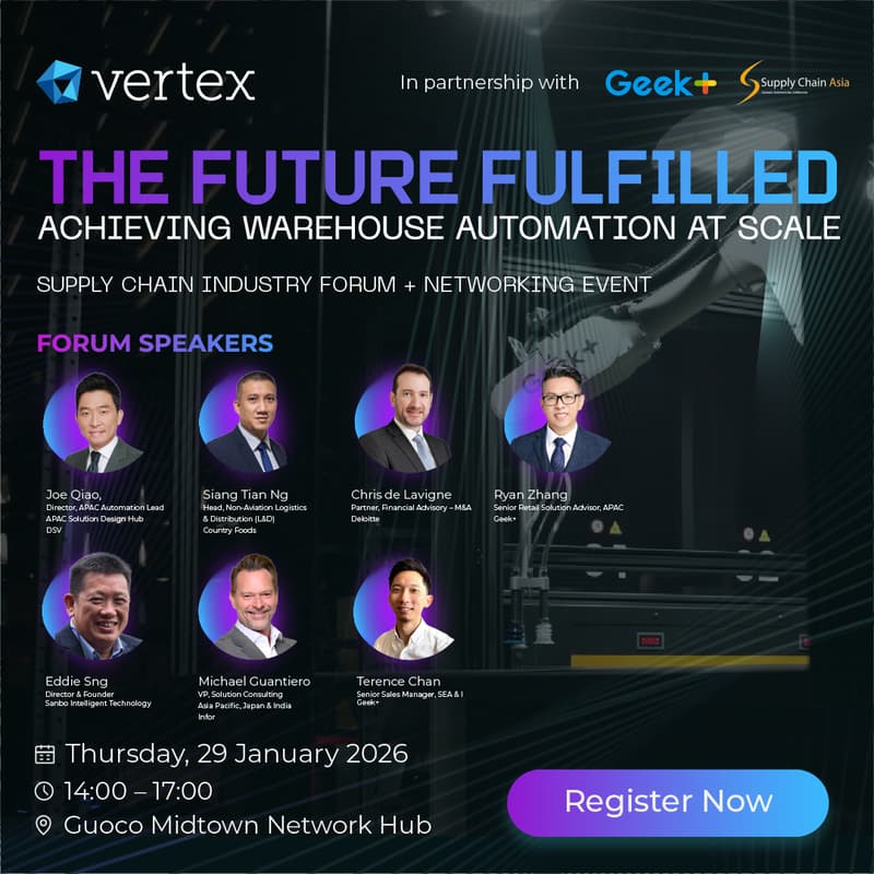 Cover Image for The Future, Fulfilled: Achieving Warehouse Automation at Scale: Vertex Supply Chain Industry Forum