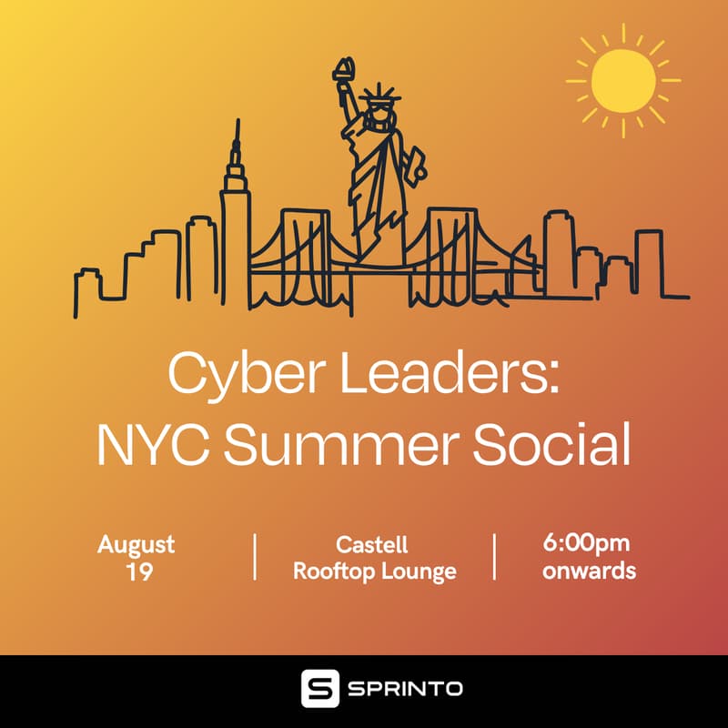 Cover Image for Cyber Leaders NYC Summer Social by Sprinto