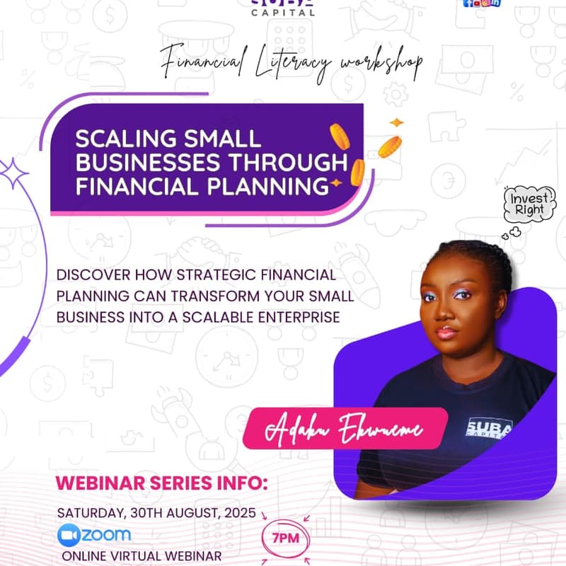Cover Image for August Financial Literacy Webinar