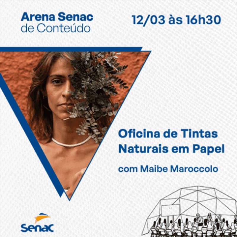 Cover Image for Oficina de Tintas Naturais em Papel - 12/03